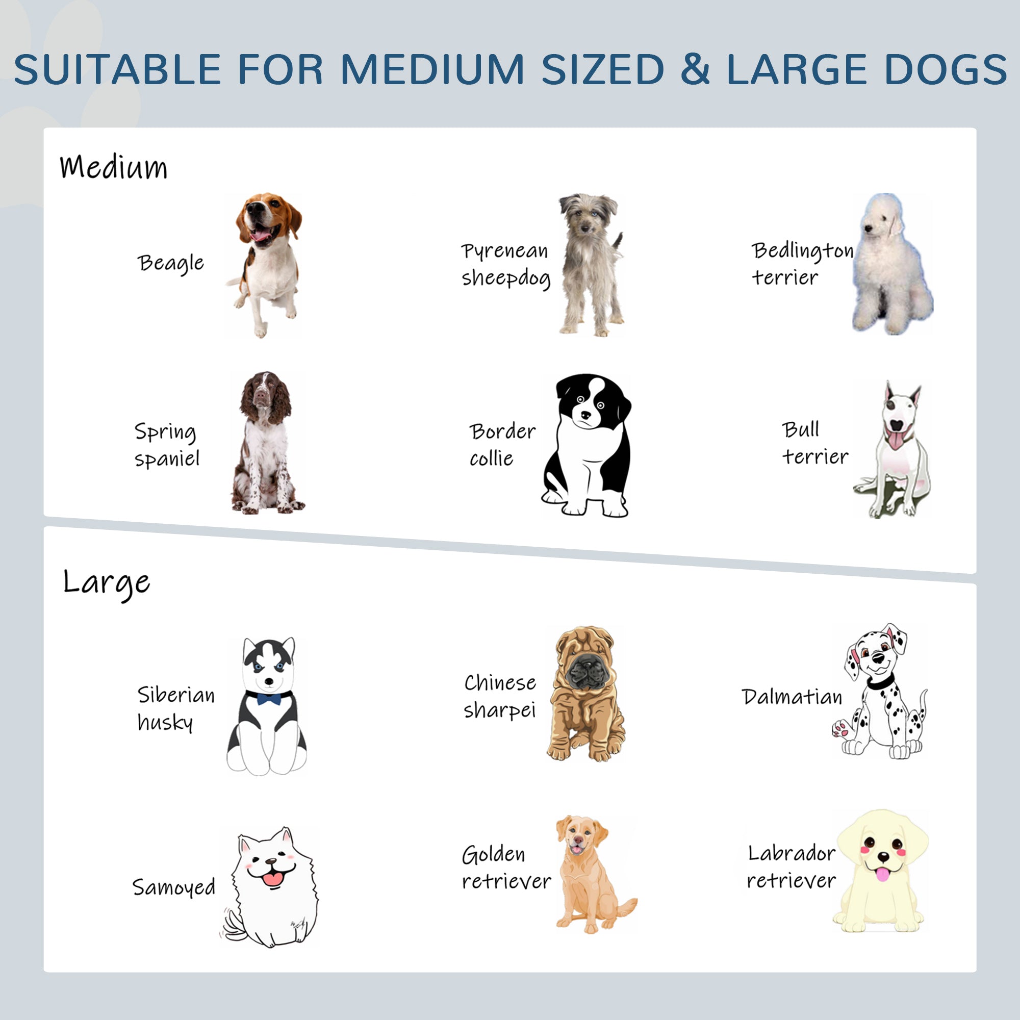 PawHut Raised Dog Bowls with Stand, Dog Feeding Station, for Large, Medium Dogs - Oak Tone