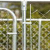 PawHut 172 Sq. Ft. Dog Playpen Outdoor, Walk-in Dog Run Kennel Puppy Exercise Pen with Galvanized Steel Frame, for Small and Medium Dogs, 13' x 13' x 6'