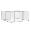 PawHut 172 Sq. Ft. Dog Playpen Outdoor, Walk-in Dog Run Kennel Puppy Exercise Pen with Galvanized Steel Frame, for Small and Medium Dogs, 13' x 13' x 6'