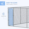 PawHut 172 Sq. Ft. Dog Playpen Outdoor, Walk-in Dog Run Kennel Puppy Exercise Pen with Galvanized Steel Frame, for Small and Medium Dogs, 13' x 13' x 6'