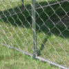 PawHut Dog Kennel Outdoor Run Fence with Roof, Steel Lock, Mesh Sidewalls for Backyard & Patio, 7.5' x 7.5' x 5.7'
