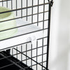 PawHut Small Animal Cage, 35" Rolling Guinea Pig Cage with Detachable Stand, Water Bottle, Food Dish, Ramp, Wheels, for Rabbit, Bunny, Ferret, Chinchilla, Dark Grey
