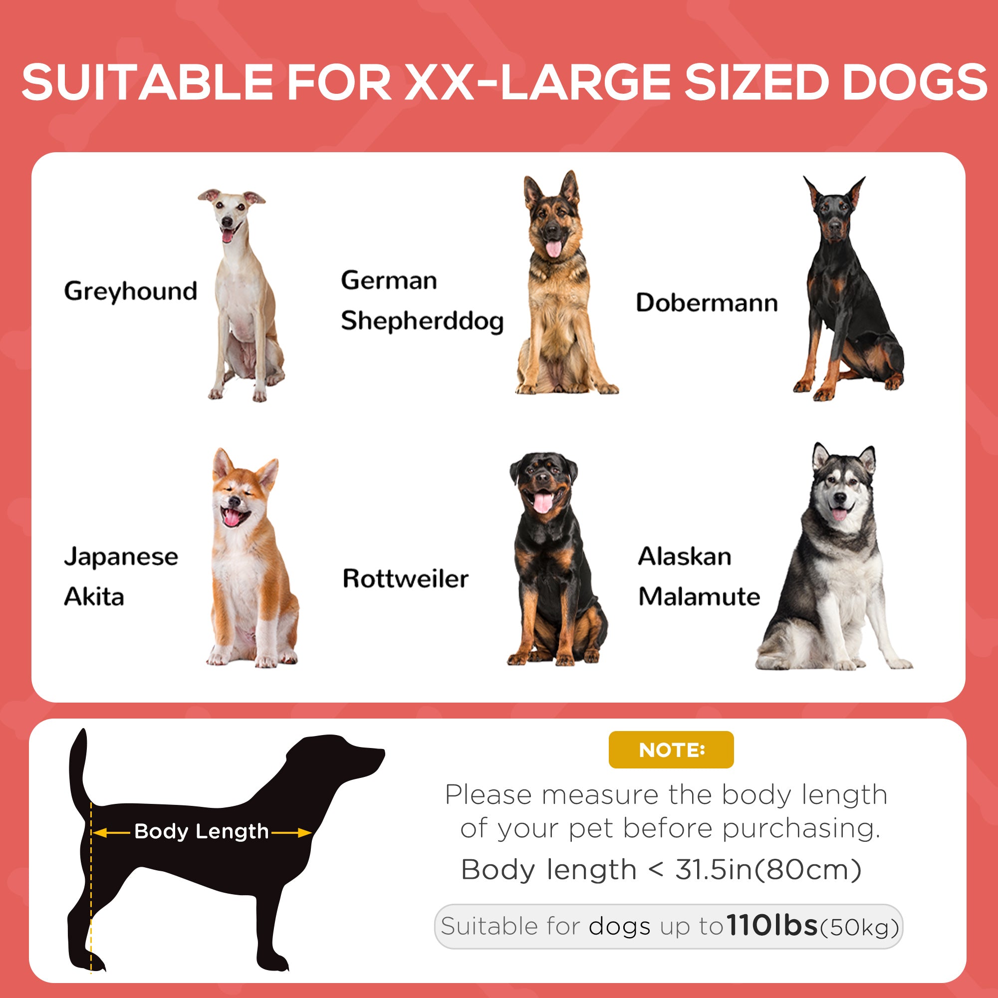 PawHut Elevated Dog Bed with Canopy, Portable Raised Dog Cot for XL Sized Dogs, Indoor & Outdoor, 48" x 36" x 43", Red