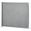 PawHut Retractable Pet Gate, 32.5" Tall, Extends to 45.3" Wide, Foldable Mesh Dog Gate for house, w/ Single Hand Operation, for Stairs, Doorways, Hallways - Grey