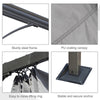 Outsunny 10' x 10' Outdoor Retractable Pergola Canopy, Metal Patio Shade Shelter for Backyard, Porch Party, Garden, Grill Gazebo, Grey