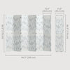 HOMCOM 5.6 FT. Tall 6-Panel Room Divider, Rustic White Panel Freestanding Folding Privacy Screen Panels, Partition Wall Divider for Indoor Bedroom Office, White