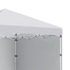 Outsunny 10' x 10' Pop Up Canopy Tent with Removable Sidewalls, Instant Shelter with Portable Roller Bag, 4 Sand Bags, Adjustable Height for Outdoor, Garden, Patio, White