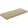 Outsunny Retractable Replacement Pergola Canopy for 10' x 13' Pergola, Pergola Cover Replacement, Beige