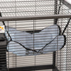 PawHut 4-Tier Rolling Small Animal Cage, Deluxe Guinea Pig Cage, Ferret Cage for Mink Chinchilla Kitten Rabbit, Small Pet Play House with Hammock Platform, Ramp, Removable Tray, Silver Grey