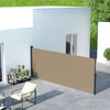 Outsunny 13' x 5' Retractable Side Awning, Garden Privacy Screen Divider, Full Cassette Windbreaker for Hot Tub, Balcony, Terrace, Pool, Khaki