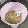 PawHut Cat Litter Box with Lid, Enclosed Kitty Litter Box with Scoop, Leaking Sand Pedal, Top Handle, Pink