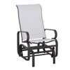 Outsunny Patio Glider with Breathable Mesh Fabric, Outdoor Glider Chair, Garden Rocking Gliding Seat for Patio, Yard, Porch, Beige