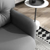 HOMCOM 58" Loveseat Sofa for Bedroom, Modern Love Seats Furniture, Upholstered 2 Seater Couch with 2 Tufted Back Cushion, Steel Frame and Beech Wood Legs for Living Room, Grey