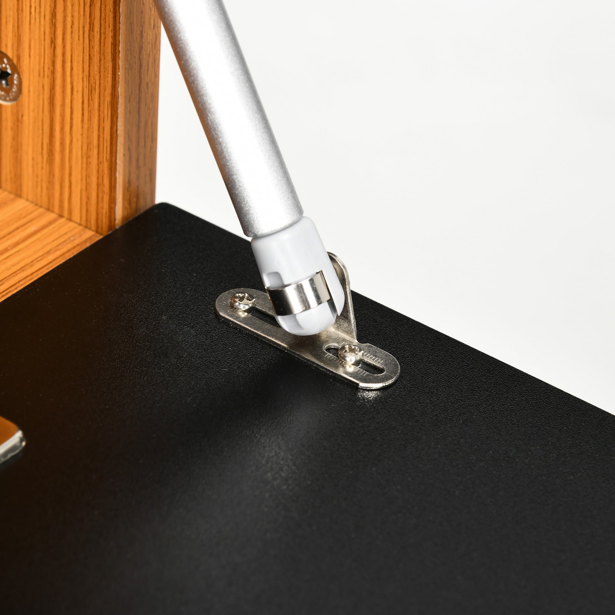 HOMCOM Floating TV Stand Cabinet, Media Console for TVs up to 70" with High Gloss Effect, Wall Mounted Entertainment Unit with Storage Cupboards, Brown and Black