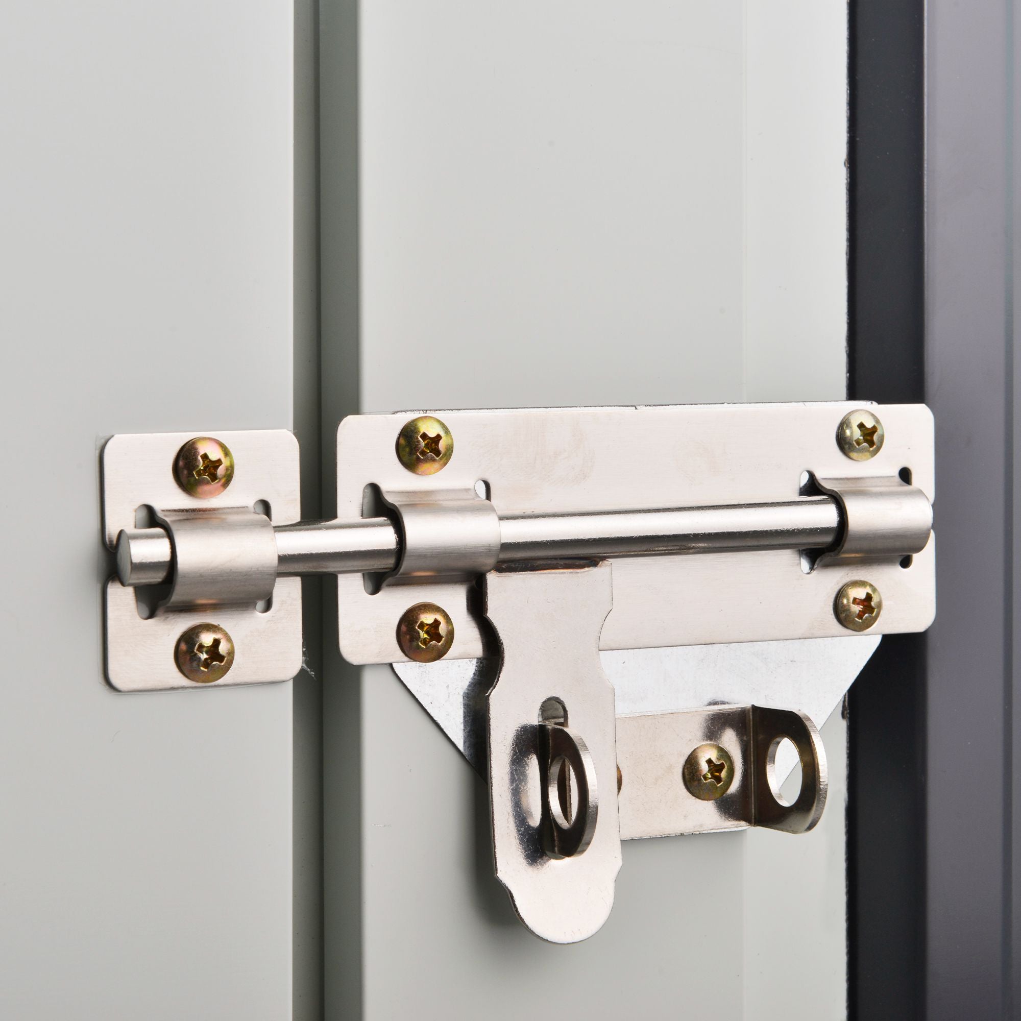 Outsunny 5' x 3' Metal Storage Shed, Garden Tool House with Double Doors for Backyard, Patio Lawn