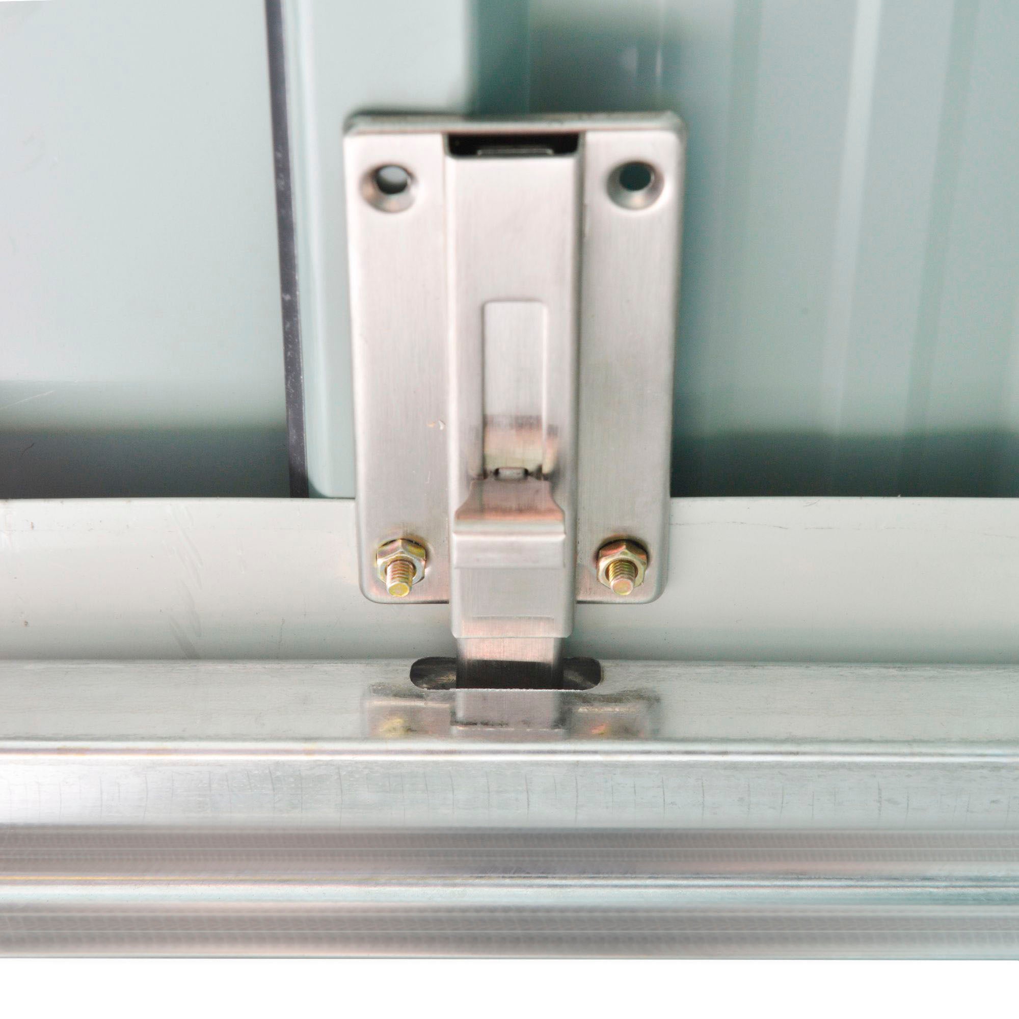 Outsunny 5' x 3' Metal Storage Shed, Garden Tool House with Double Doors for Backyard, Patio Lawn