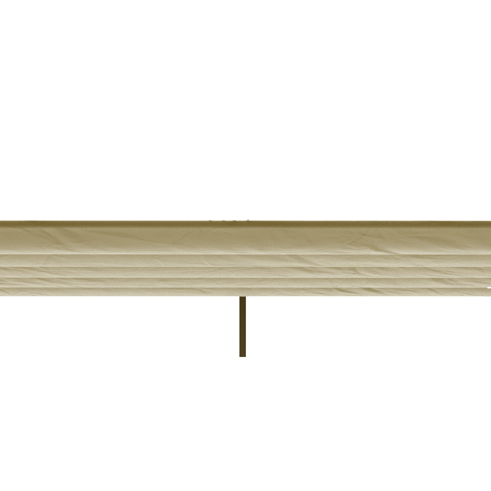 Outsunny Retractable Replacement Pergola Canopy for 10' x 10' Pergola, Pergola Cover Replacement, Beige