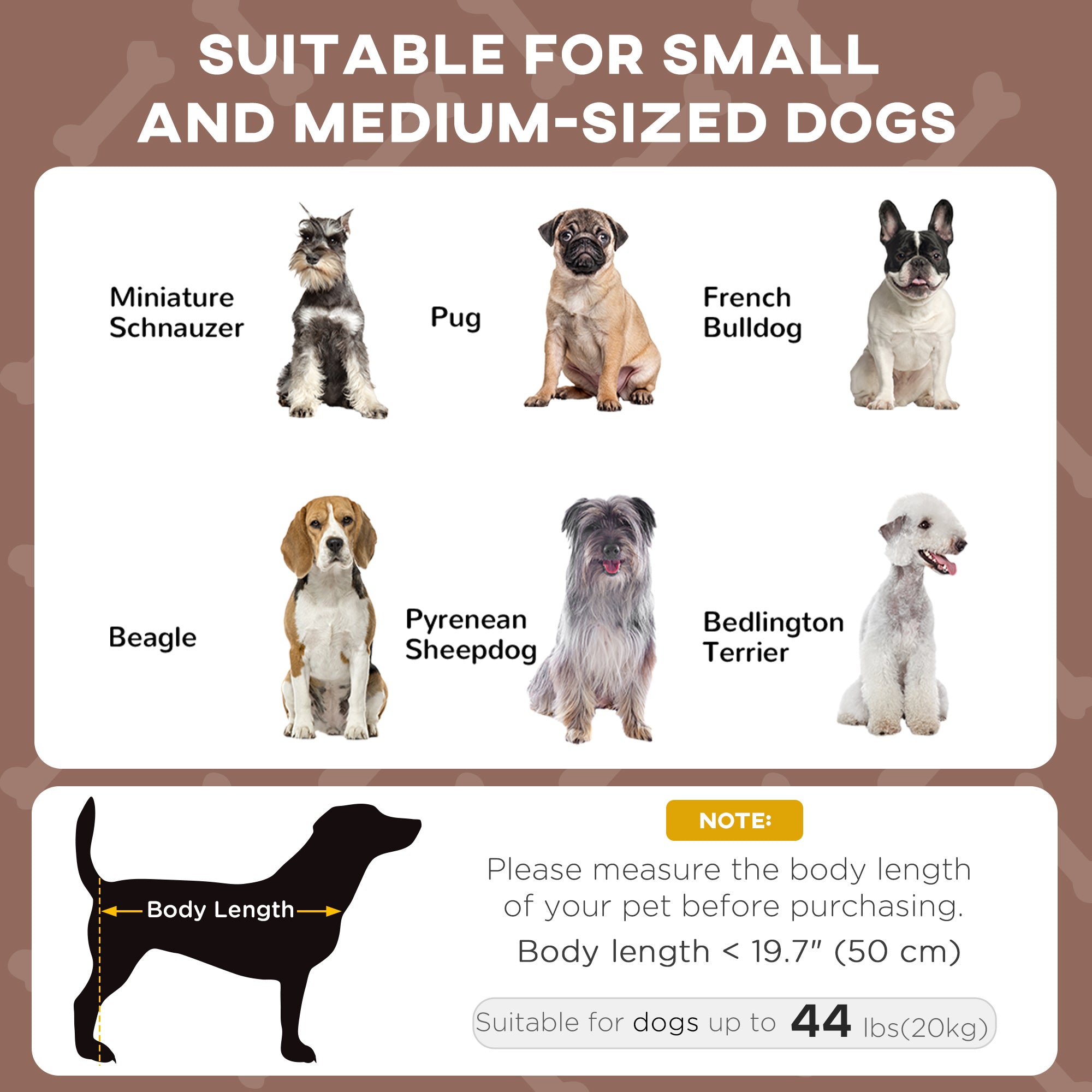 PawHut Elevated Dog Bed with Canopy, Cooling Dog Cot Bed for Camping, Portable Raised Pet Cot with Washable Breathable Mesh, for Indoor Outdoor, S & M Dogs, 30" x 24" x 27", Coffee