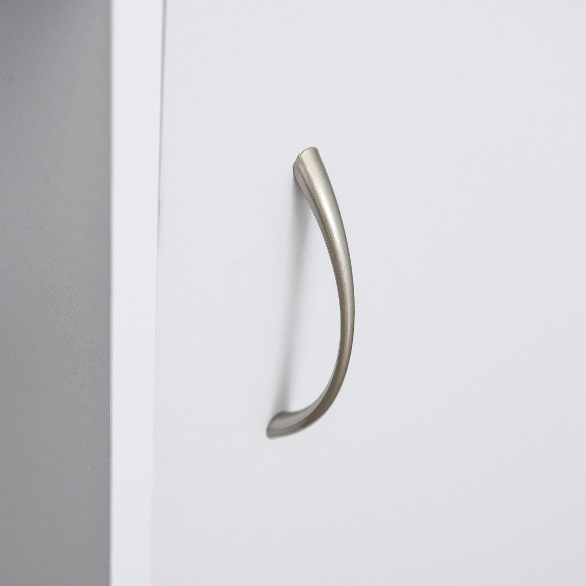 HOMCOM Computer Desk with Storage Drawers, Study Writing Table with Cabinet Adjustable Shelf for Home Office Workstation Bedroom, White