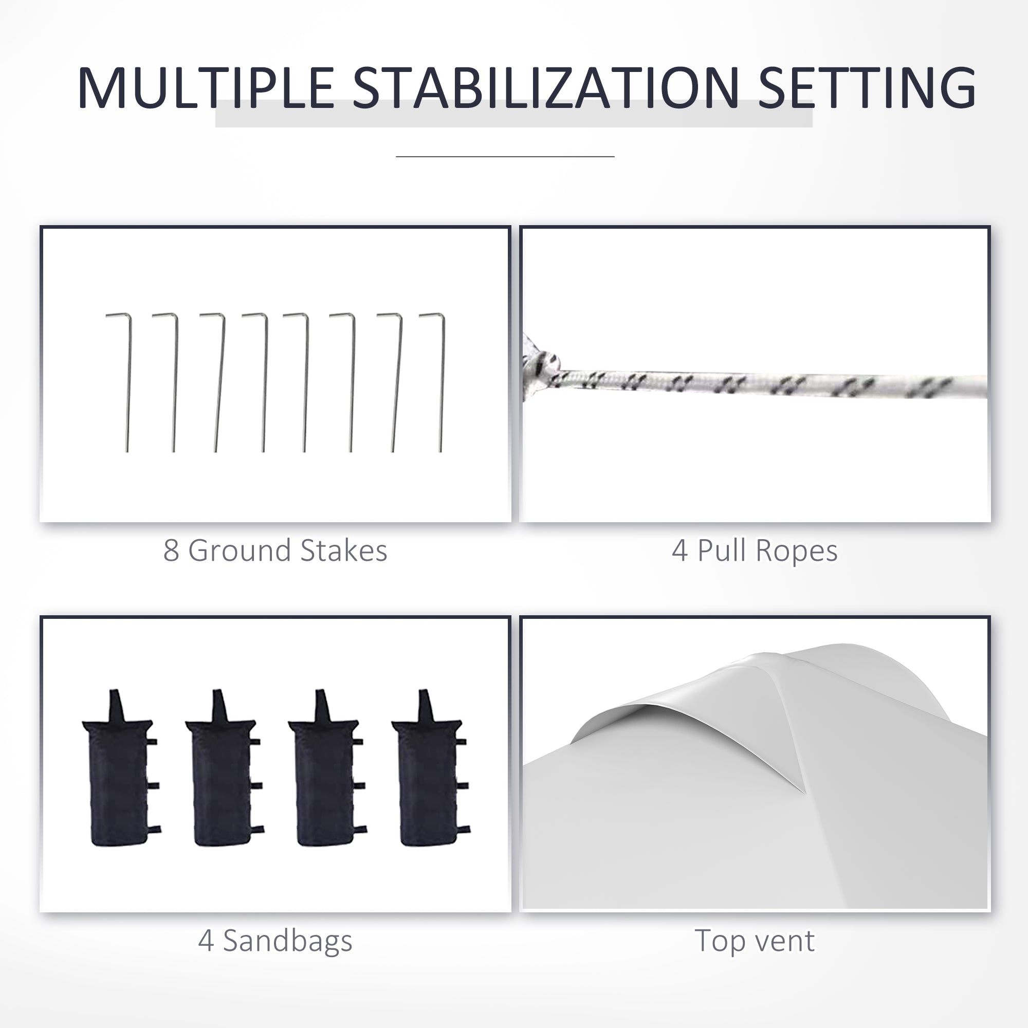 Outsunny 10' x 10' Pop Up Canopy Tent, Instant Sun Shelter, Tents for Parties, with Wheeled Carry Bag, for Outdoor, Garden, Patio, White