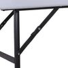 Outsunny 4ft Folding Picnic Table, Fish Cleaning Table, Camping Party Desk with Sink, White