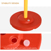 PawHut 3PCs Portable Pet Agility Training Obstacle Set for Dogs w/ Adjustable Weave Pole, Jumping Ring, Adjustable High Jump