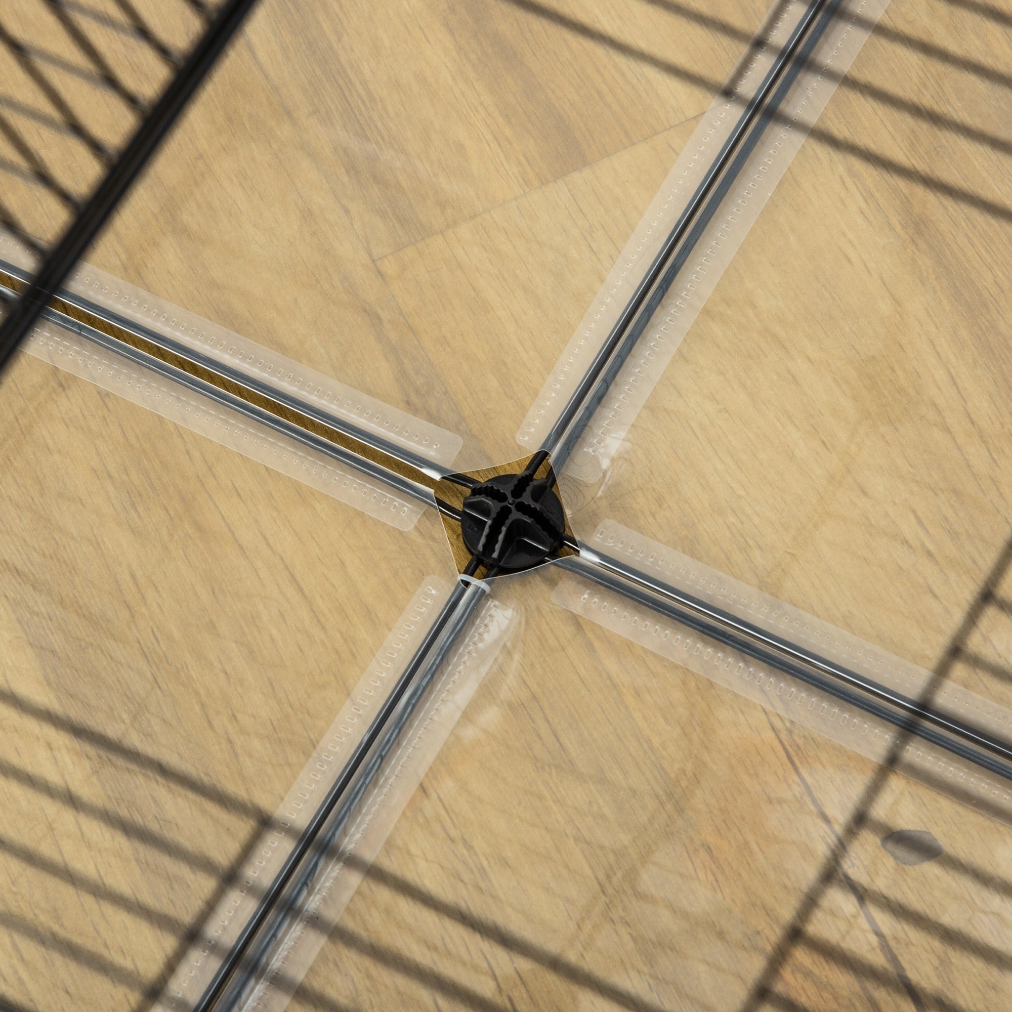 PawHut DIY Pet Playpen with Door Bottom 22 Panels Small Animal Cage for Guinea Pigs, Rabbit, Chinchilla, Transparent