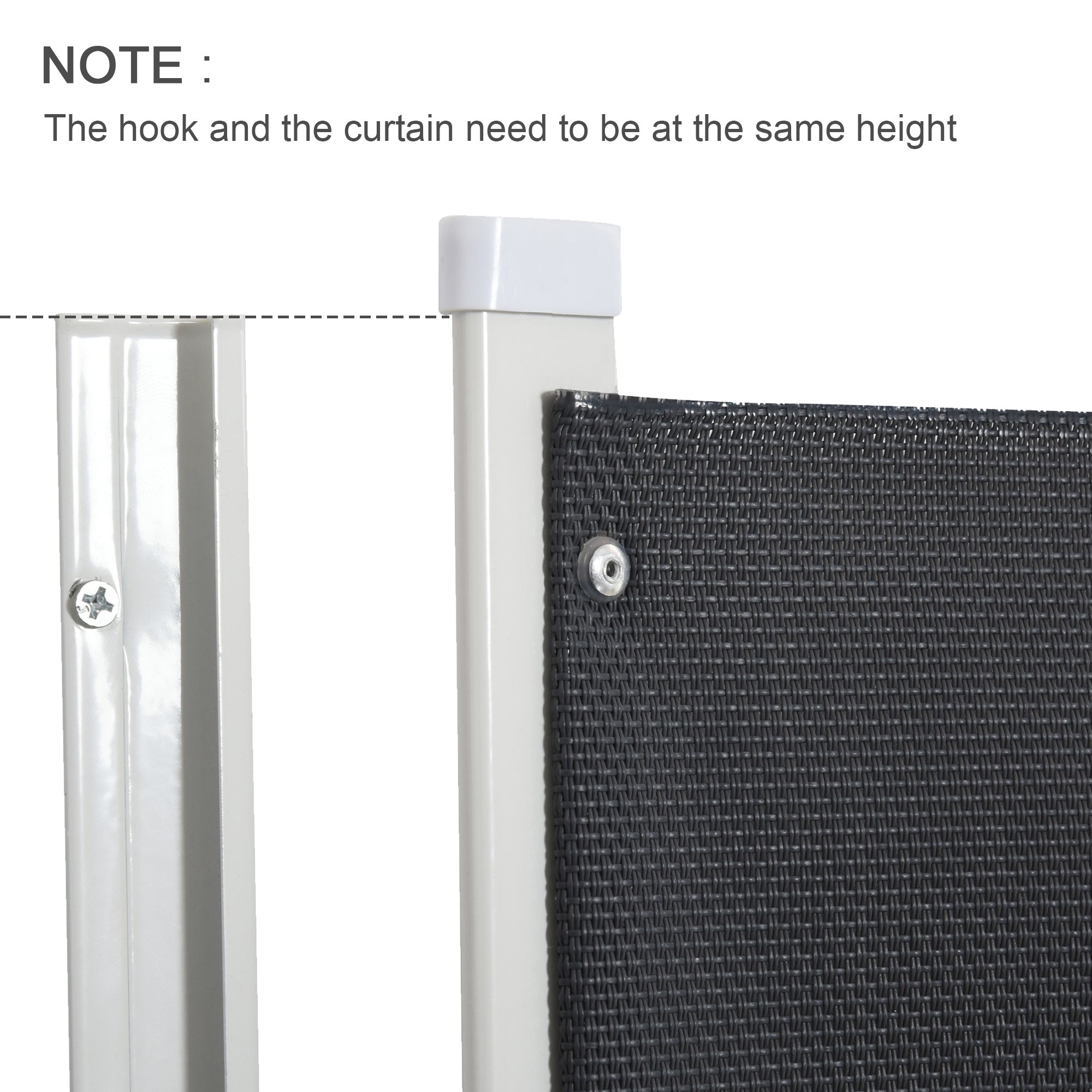 Pawhut Retractable Mesh Pet Safety Barrier Gate, Flexible and Extensible Safety Dog Gate Easy to Roll and Latch for Stairways Doorways Hallways, 45'' x 32", Grey