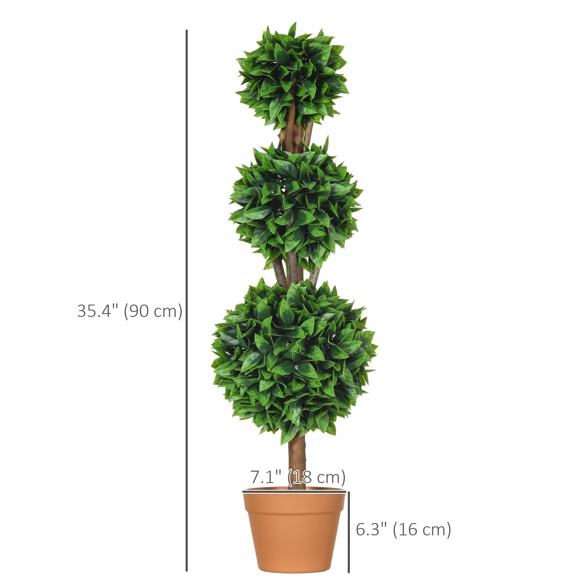 HOMCOM 3ft (35.5