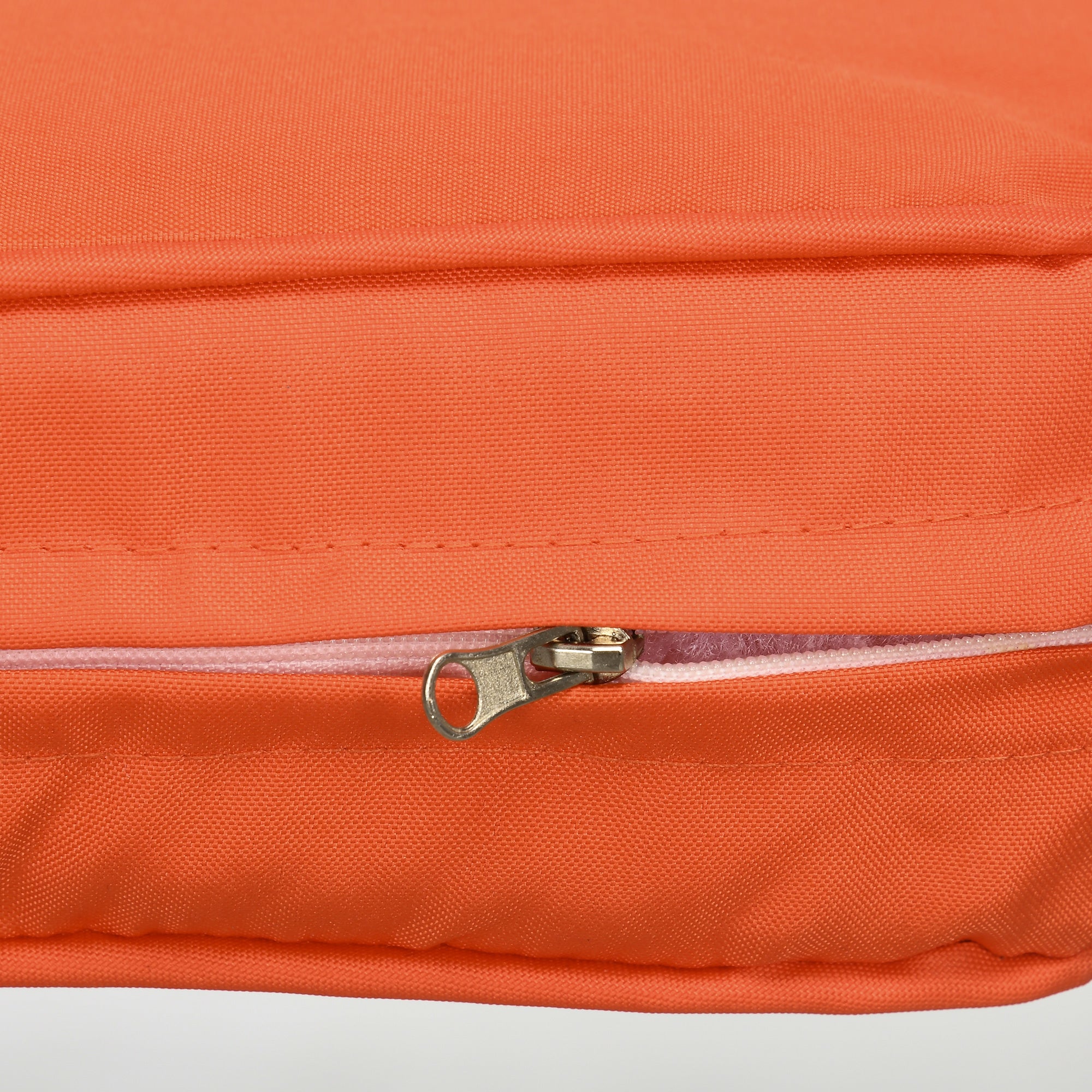 Outsunny 3 Pieces Outdoor PE Rattan Rocking Chair Set, Patio Wicker Rocker Chair Bistro set with Padded Cushions and Storage, for Garden Backyard Porch, Orange