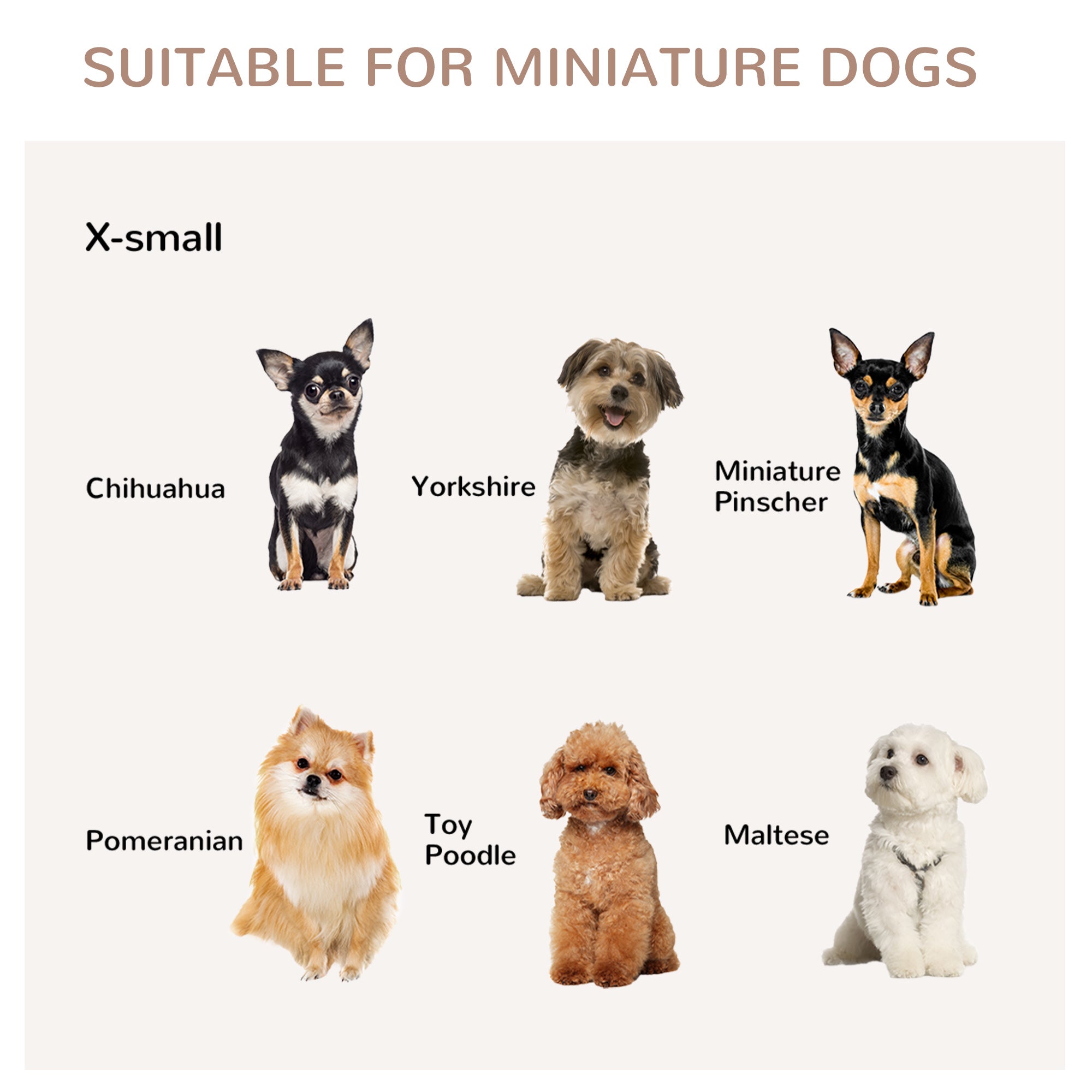 PawHut Dog Crate Furniture with Cushion, Wooden Dog Kennel End Table with Lockable Door, for Miniature Dogs, Indoor, Walnut