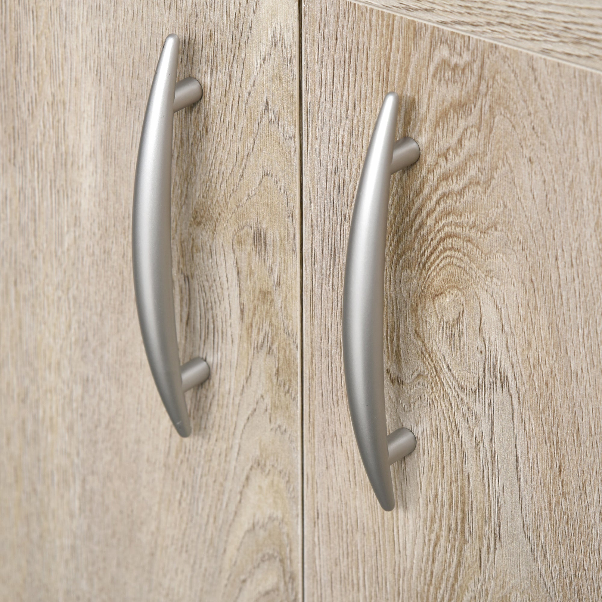 HOMCOM 71" Kitchen Buffet with Hutch, Freestanding Kitchen Pantry Storage Cabinet with Adjustable Shelf, Doors, Drawers, Microwave Counter, Natural