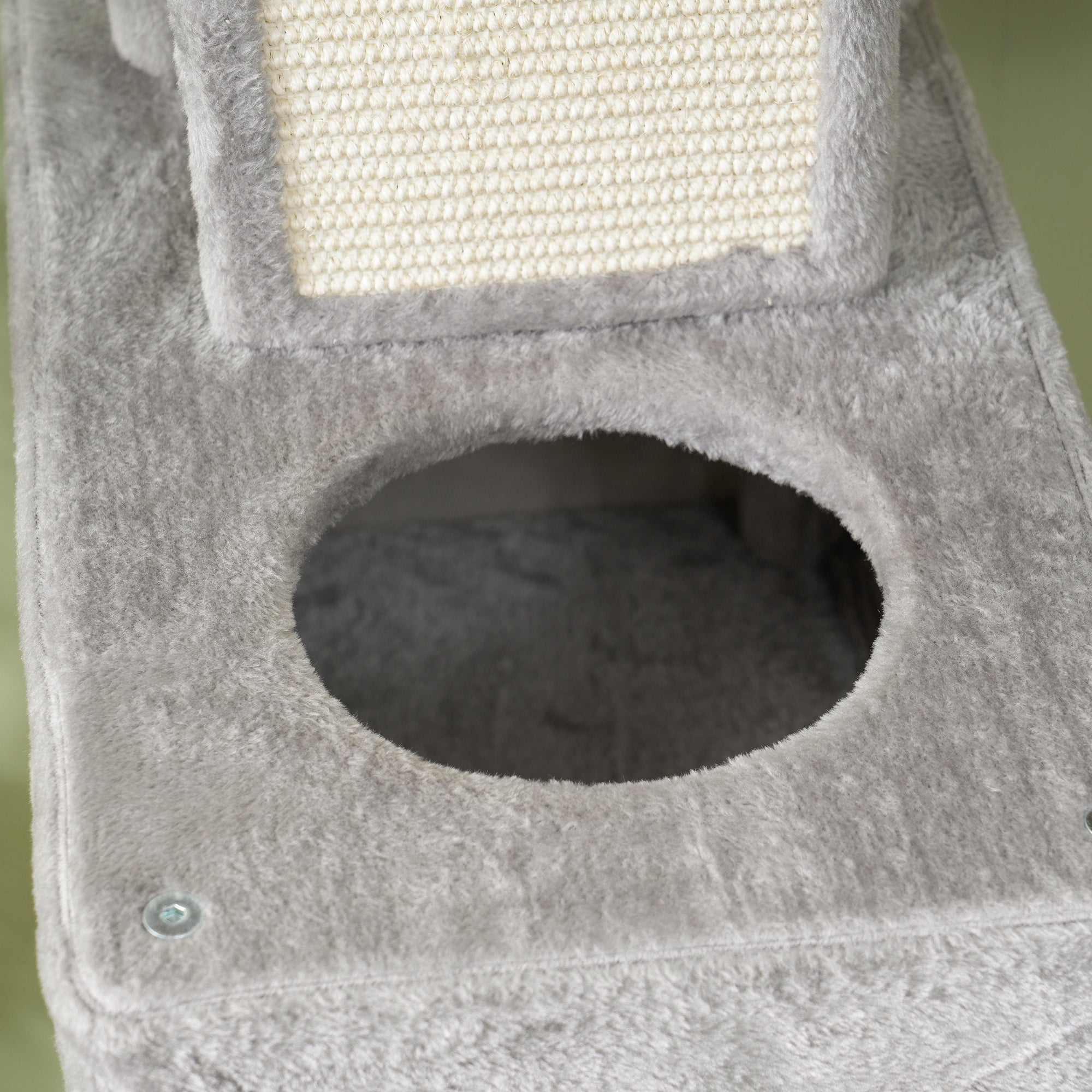 PawHut Cat Tower, 81" Cat Tree for Large Cats Adult w/ Scratching Posts, Scratching Board, Cat Condos, Cat Beds, Hammocks, Jumping Platforms, Toy Balls, Rope Cat Toy, Light Grey