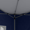 Outsunny 10'x10' Outdoor Pop Up Party Tent Gazebo Canopy with Carrying Bag (Blue)