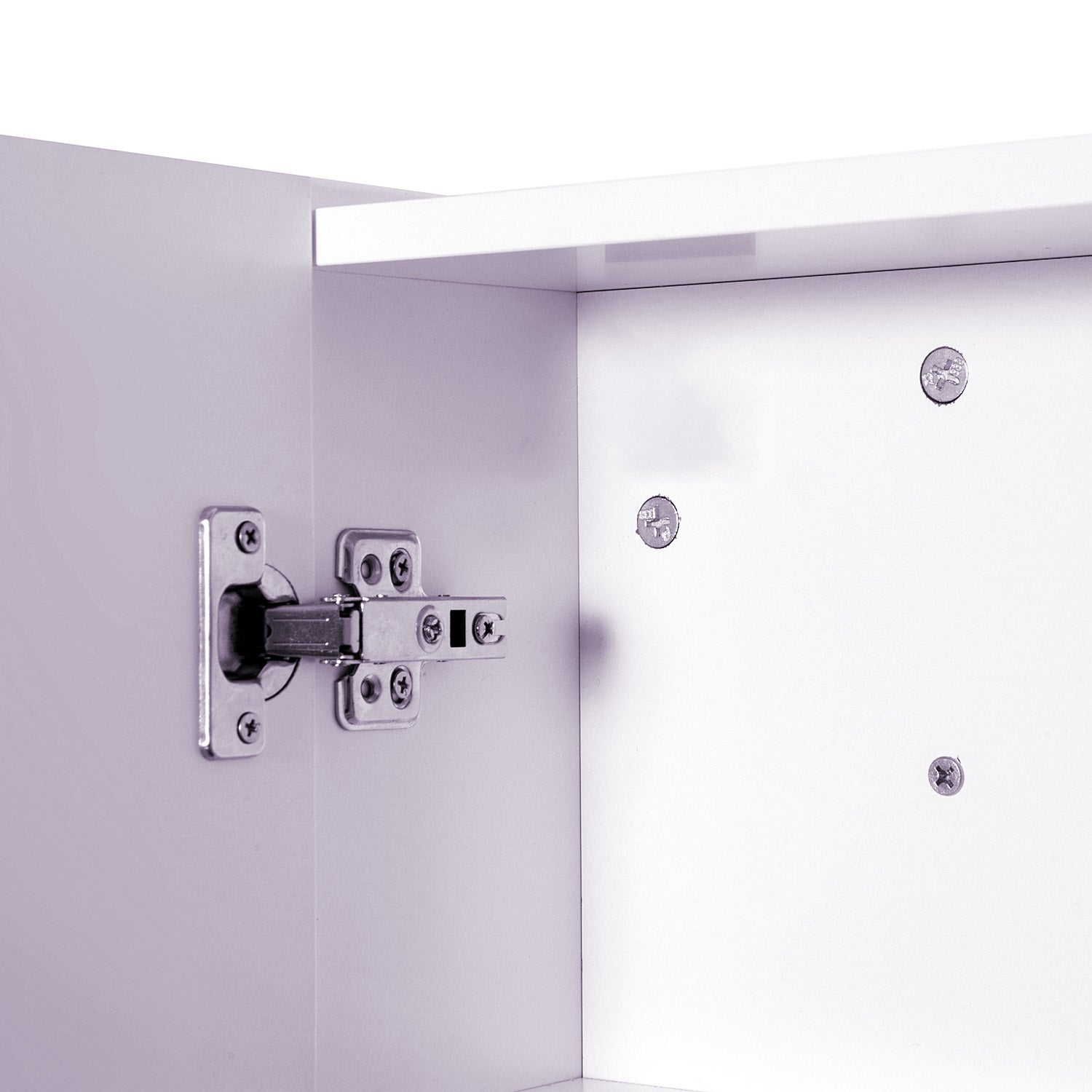 HOMCOM Wall Mount Medicine Cabinet with Mirror, Bathroom Mirror Cabinet Storage Organizer with Adjustable Shelf, Double Door Cupboard, Soft Closing, 27.5" x 23.5", White