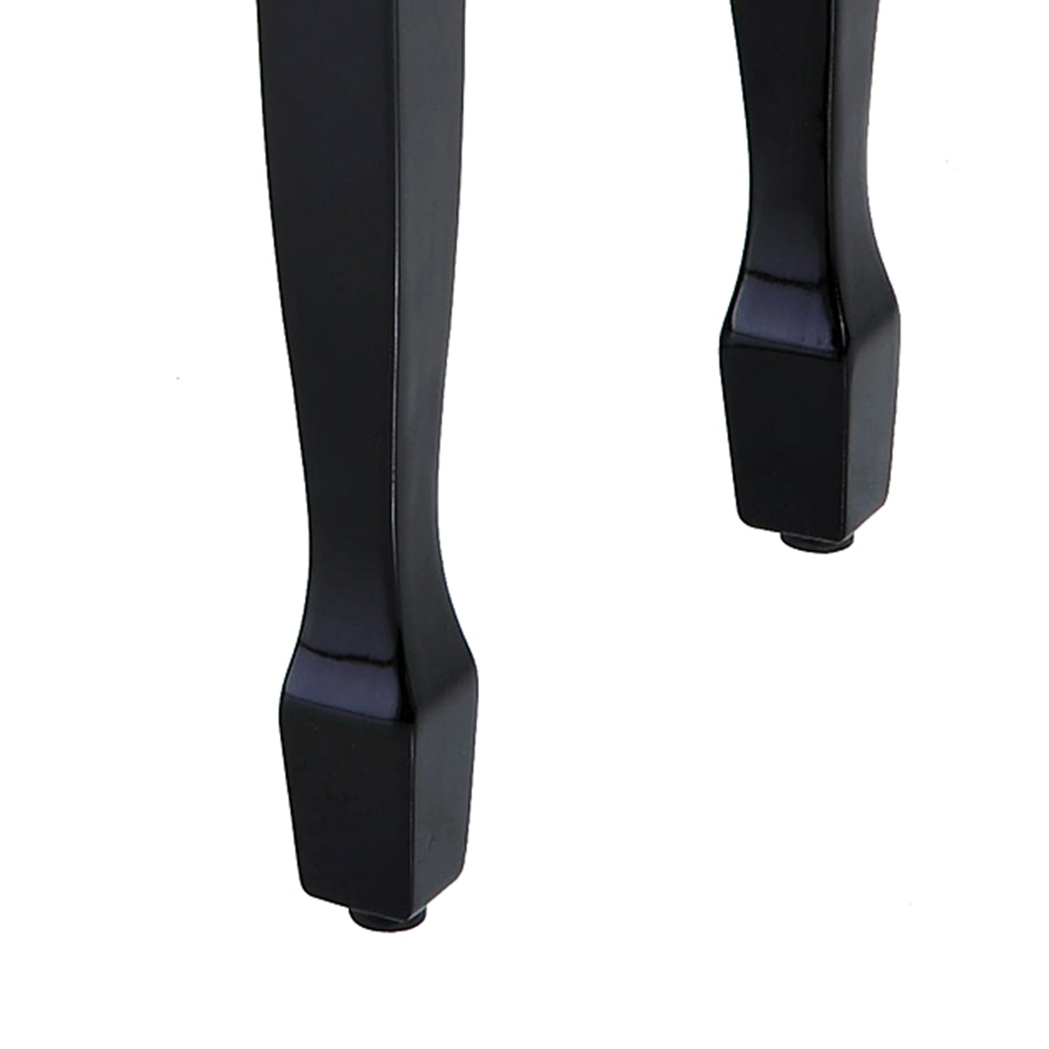 HOMCOM 25" Adjustable Padded Piano Bench Wooden Artist Keyboard Seat Stool Chair Black