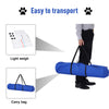 PawHut Adjustable Dog Agility Training Obstacle Set with Weaves Poles and Storage Bag for Pet Dogs Outdoor Games Exercise White