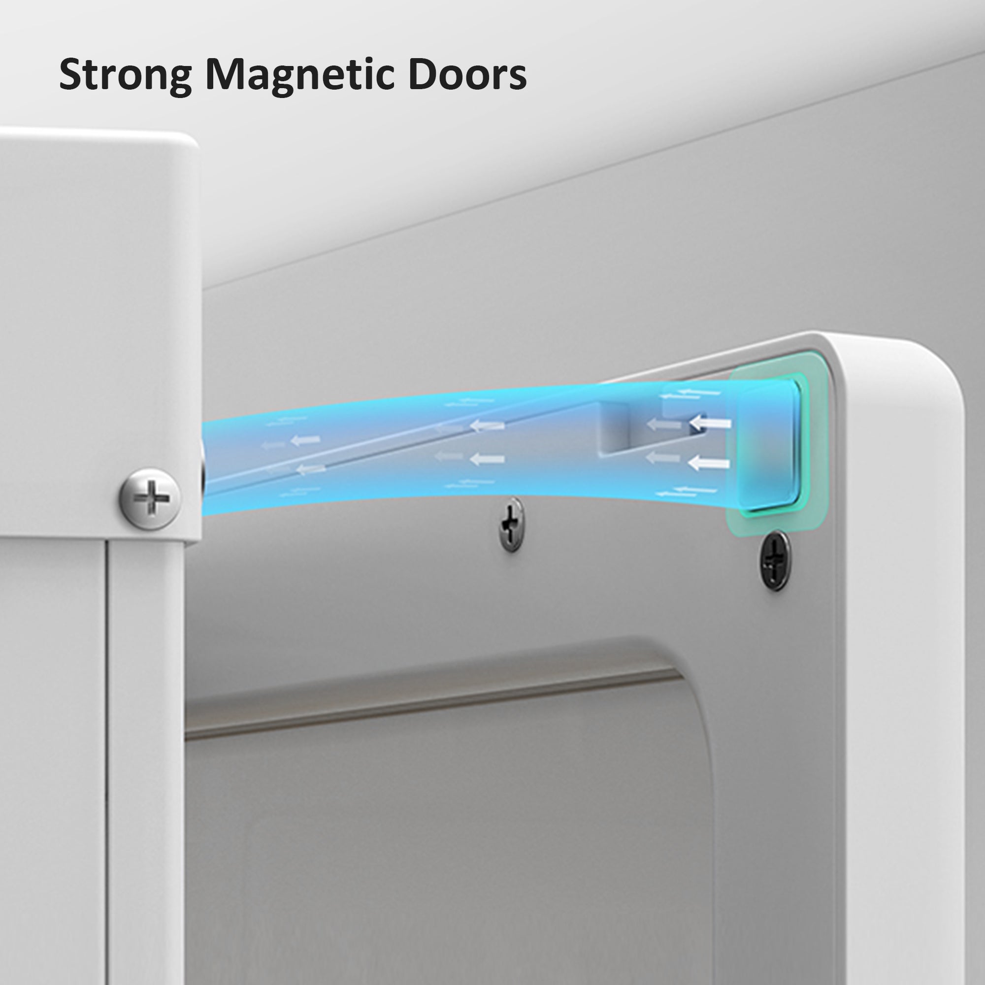 HOMCOM Portable Wardrobe Closet, Armoire, Foldable Clothes Organizer with Cube Storage, Hanging Rods, Magnet Doors, White