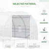 Outsunny 20x10x7ft Heavy Duty Tunnel Walk-in Greenhouse Outdoor Backyard Seed Plant Vegetables Grow Warm House White