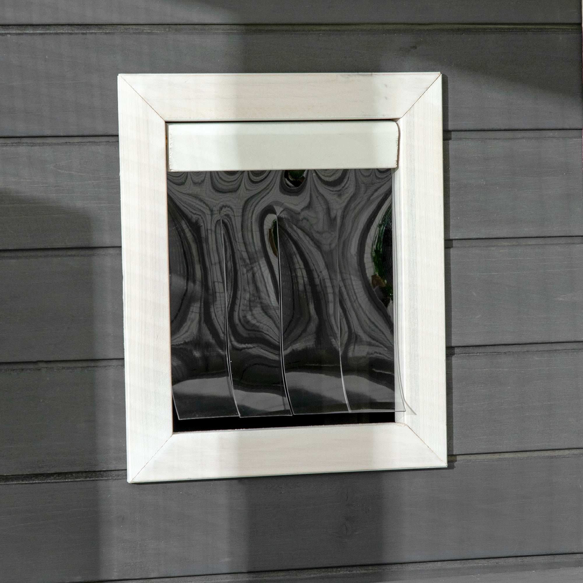 PawHut Wooden Cat Catio, 66.5"L Walk in Outdoor Cat House with PVC Weather Protection Roof, Multiple Platforms, Lockable Doors, Resting Condo, Observation Window, for 2 Cats