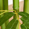 HOMCOM 4.5FT Artificial Bamboo Tree in Pot, Indoor Outdoor Fake Plants for Home Office Living Room Decor, Green