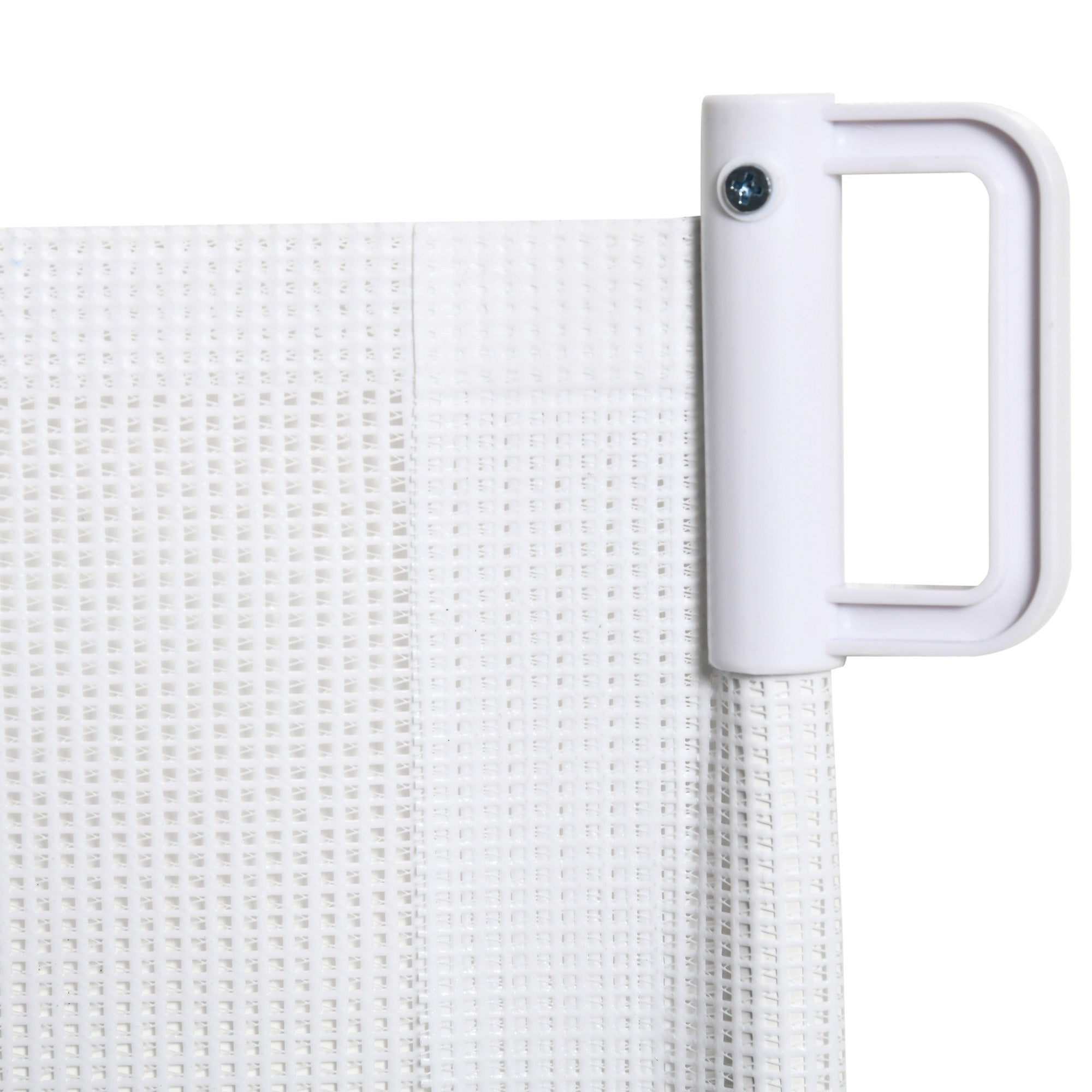 PawHut Retractable Safety Gate, Dog Pet Barrier, Folding Protector, for Home, Doorway, Stairs, 82.5H x 115Lcm - White