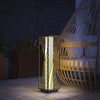 Outsunny Rattan Solar Floor Lamp, Solar Powered Outdoor Lamp with Auto On/Off LED Lights, IP44 Waterproof, Decorative Outdoor Lantern for Patio, Porch, Pathway, Grey
