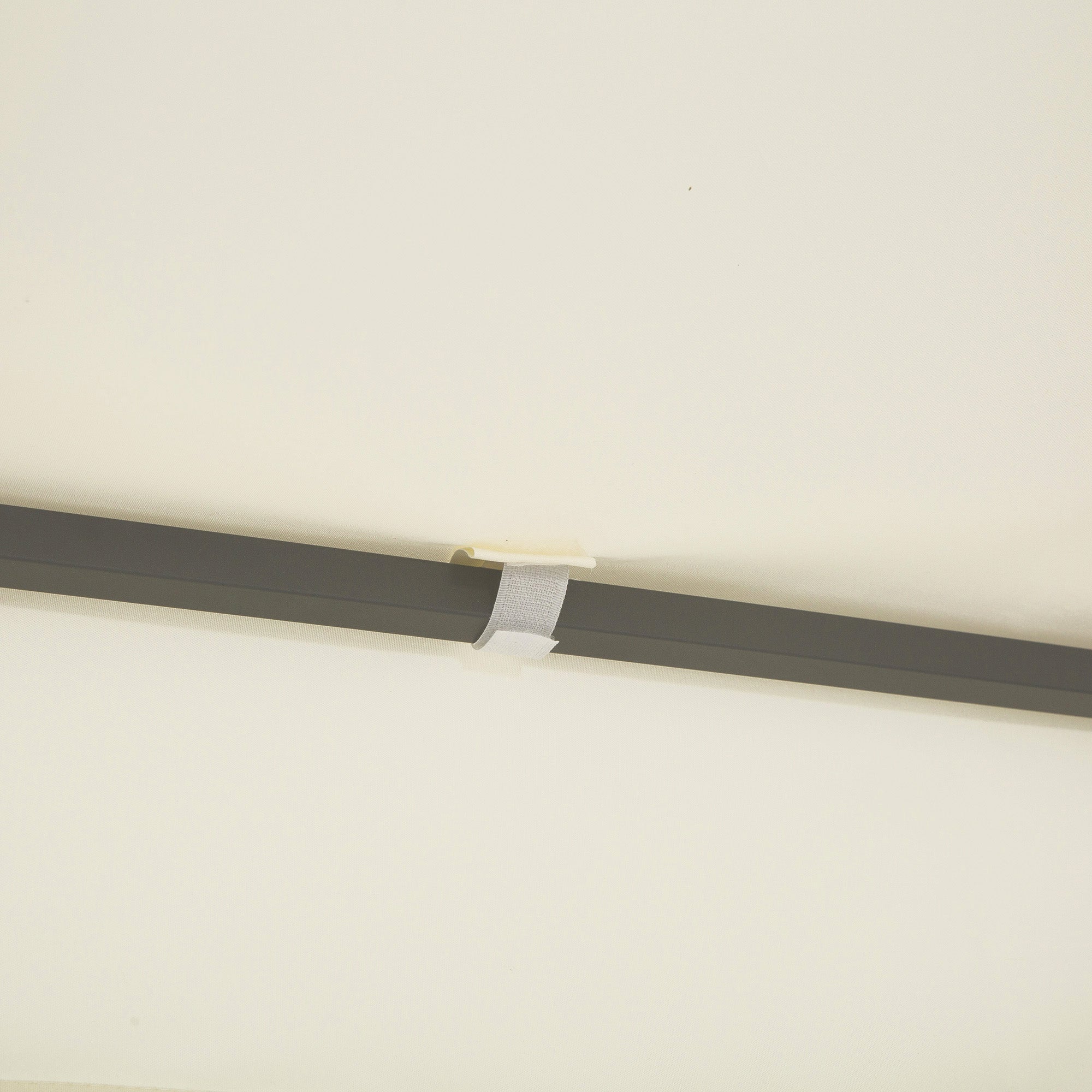 Outsunny 13.1' x 9.8' Gazebo Replacement Canopy 2 Tier Top UV Cover Pavilion Garden Patio Outdoor, Cream White (TOP ONLY)