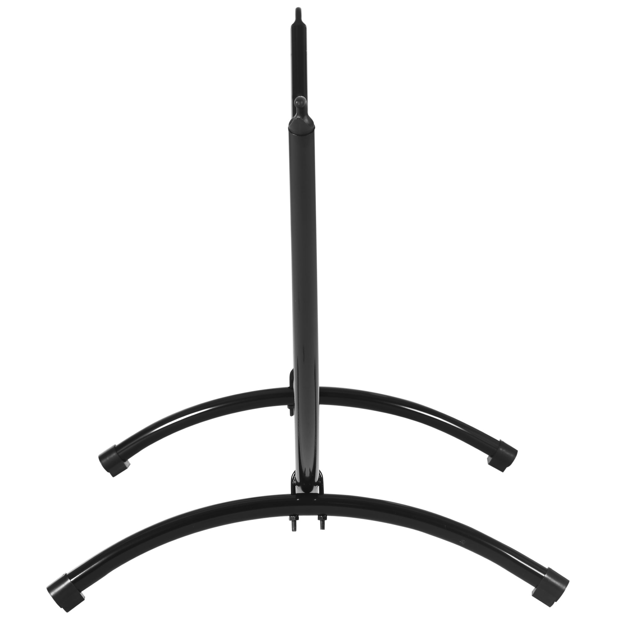 Outsunny 10' Hammock Stand with Steel Frame, Hammock Chair Stand Only for Garden, Camping, Picnic, Outdoor, Patio, Black