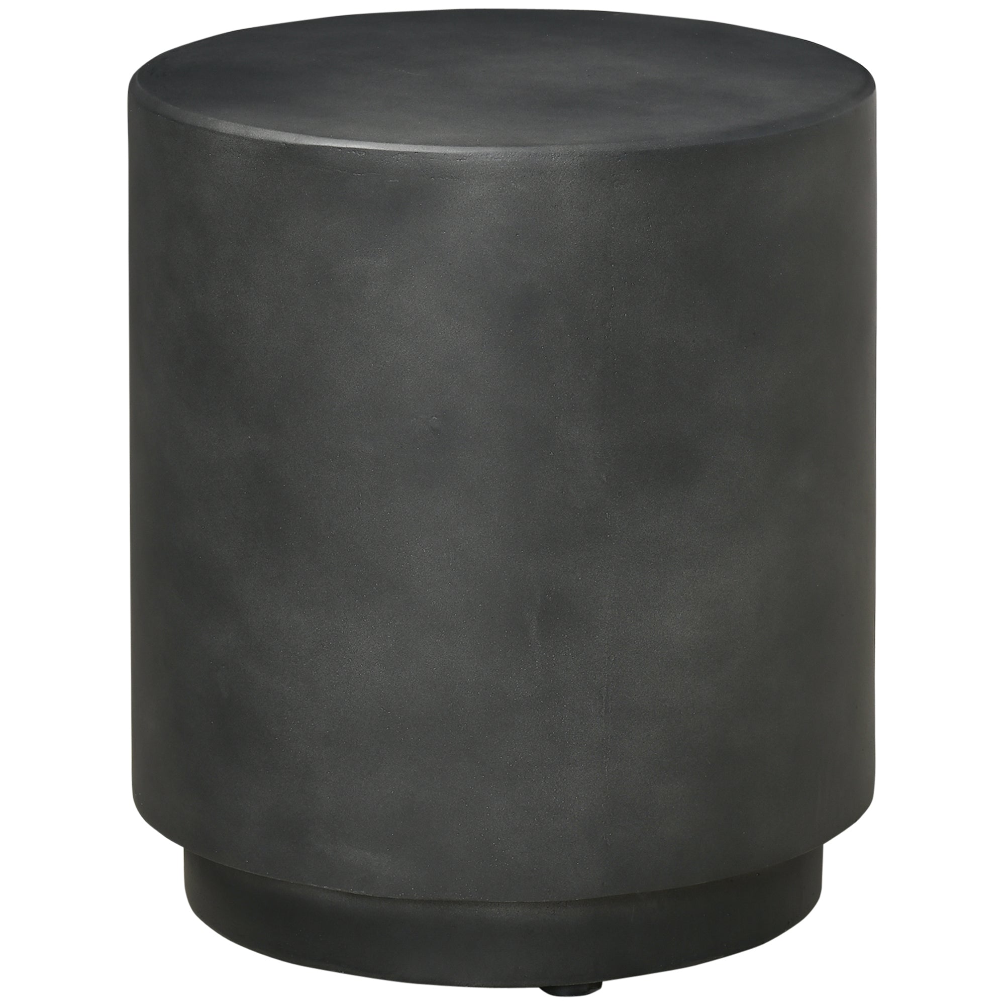 HOMCOM Round Side Table, Lightweight Accent Table with Terrazzo Finish, 17