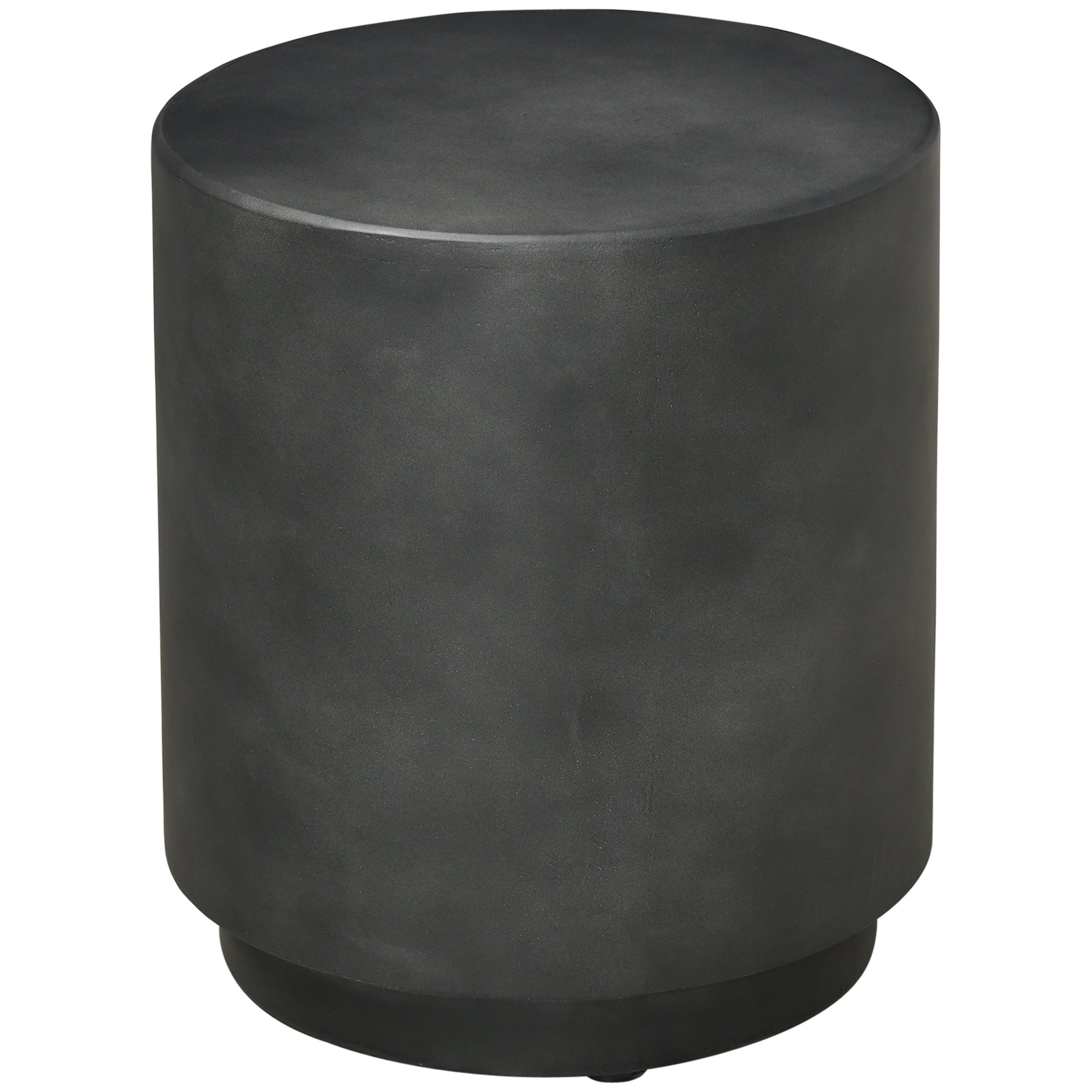 HOMCOM Round Side Table, Lightweight Accent Table with Terrazzo Finish, 17