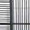 Outsunny Rattan Outdoor Planter with Lattice Trellis for Climbing Plants, Free Standing Wicker Raised Planter Box with Storage for Garden, Patio, Balcony, Porch, Black