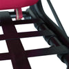 Outsunny 3-Person Porch Swing Patio Swing Chair with Canopy for Patio, Garden, Backyard, Poolside, Wine Red