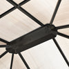 Outsunny 12' x 14' Hardtop Gazebo, Outdoor Gazebo Canopy Sun Shelter Waterproof with Aluminum Frame, Polycarbonate Panels Rooftop, Sidewalls, and Mosquito Netting